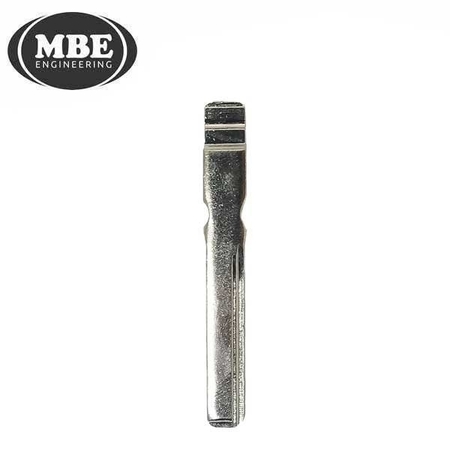 MBE ENGINEERING MBEHU64 REPLACEMENT FLIP KEY BLADE WITH ROLL PIN FOR KR55 REMOTE KEYS MBE-HU64-B
